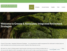 Tablet Screenshot of greenefinancial.net